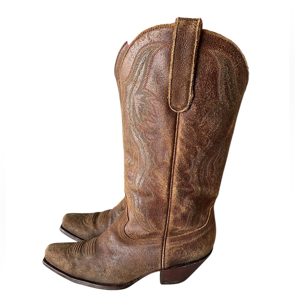 Old Gringo Tan Leather Woman’s Boots Size:8B